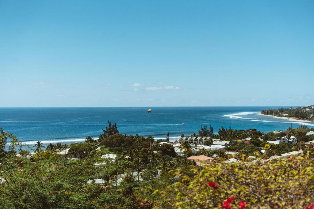 Panorama sur le littoral et les plages de Saint-Gilles depuis la villa